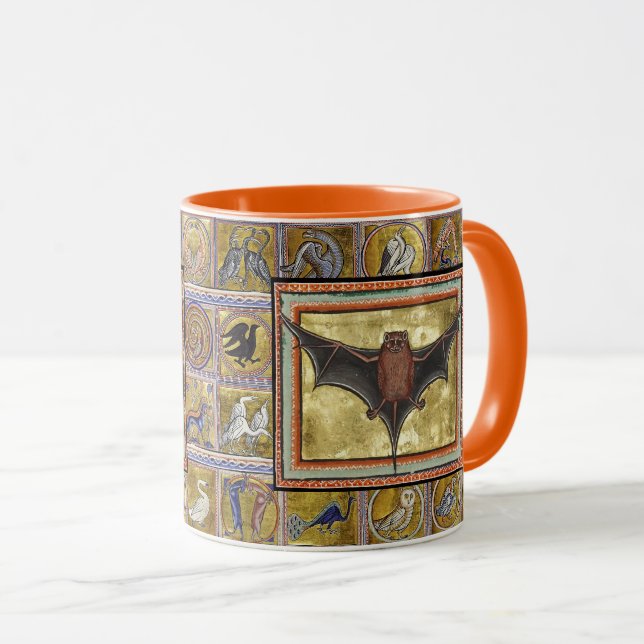 CANECA BESTIÁRIO MÉDIO,MTD DE VOO,ANIMAIS FLORESTAIS (Frente Esquerda)