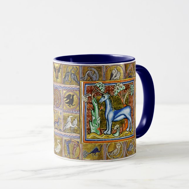 CANECA BESTIÁRIO MÉDIO,UNICORN,ANIMAIS FANTÁSTICOS (Frente Esquerda)