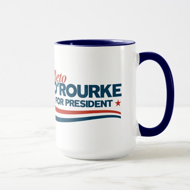 Caneca Beto O'Rourke para o presidente (Direita)