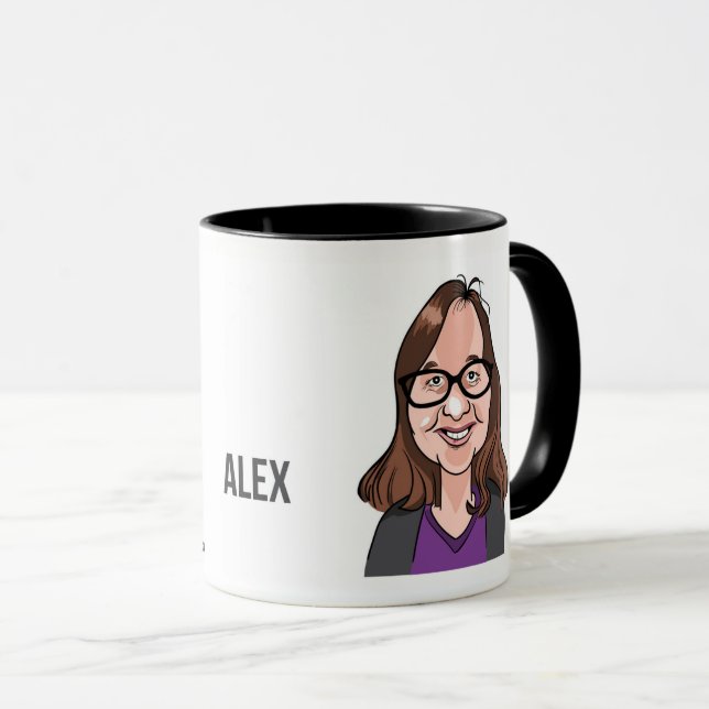 Caneca Bewear mug ALEX (Frente Esquerda)