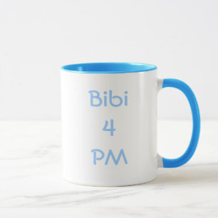 Caneca Bibi Netanyahu para Primeiro-Ministro de Israel Ca