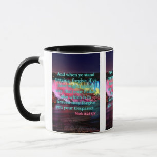 Caneca Bíblia 11:25 KJV Verse Pic Tone Mug