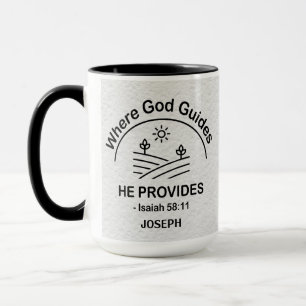Caneca Bíblia Cristã Contemporânea Verse Isaiah 58