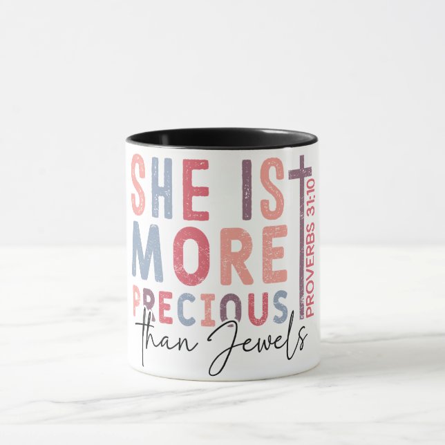 Caneca Bíblia Cristã Inspiradora Verse Coffee Mug (Centro)