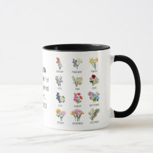 Caneca Bíblia Floral do NASCIMENTO Cristão Verso