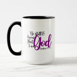 Caneca Bíblia Verse Mug - Salm 46:10