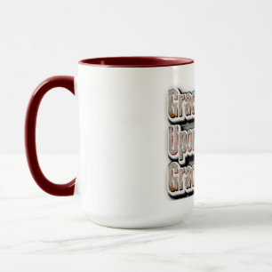 Caneca Bíblia verso John 1:16 Grace sobre Grace Mug