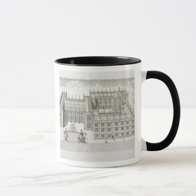 Caneca Biblioteca de Bodleian, Oxford, 'de Oxonia (Direita)