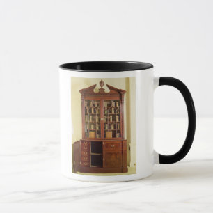 Caneca Biblioteca pedimented quebrada do departamento