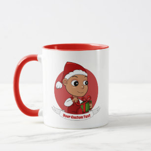 Caneca Bicho de Natal bonito