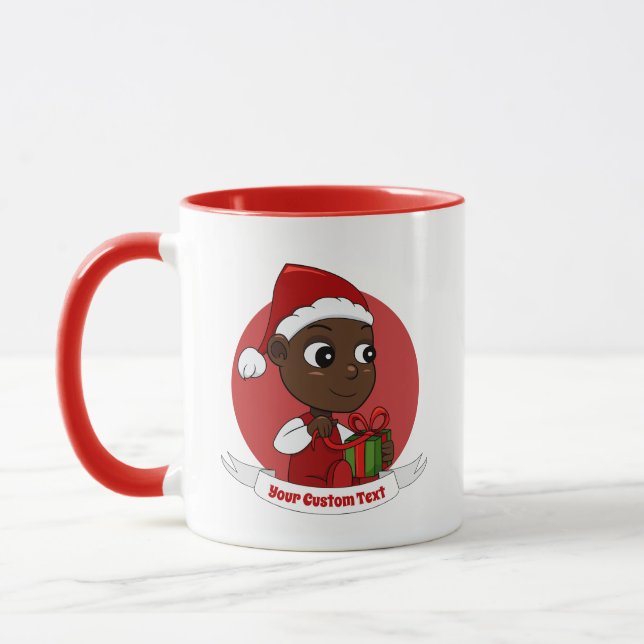 Caneca Bicho de Natal bonito (Esquerda)