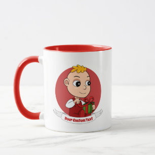Caneca Bicho de Natal bonito