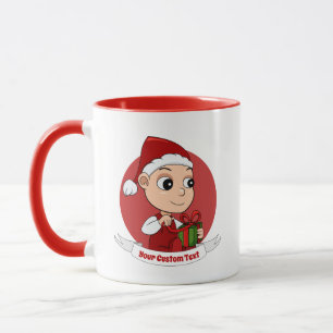 Caneca Bicho de Natal bonito