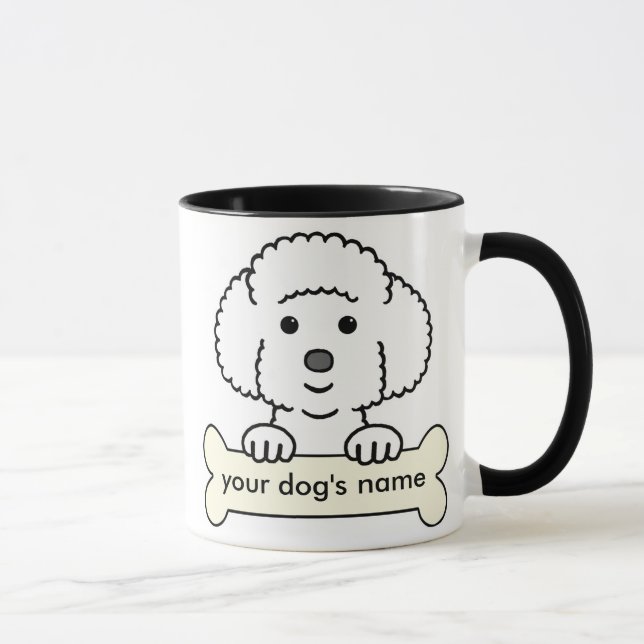 Caneca Bichon personalizado Frise (Direita)