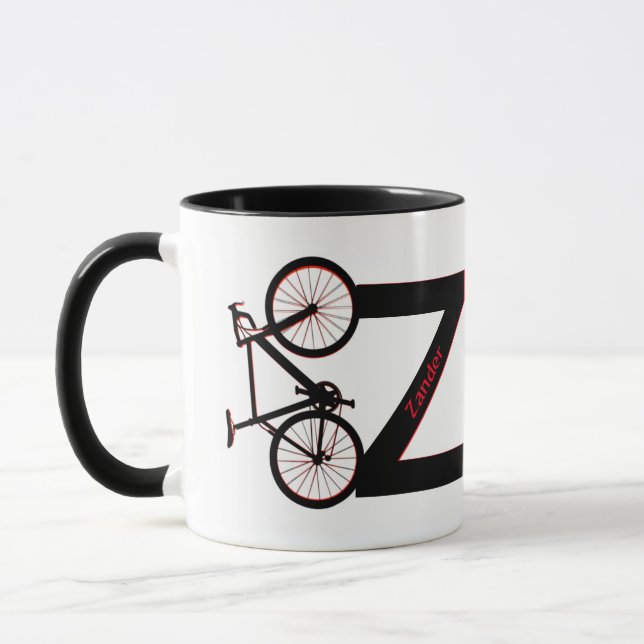 Caneca Bicicleta de montanha, descida, bicicleta (Esquerda)