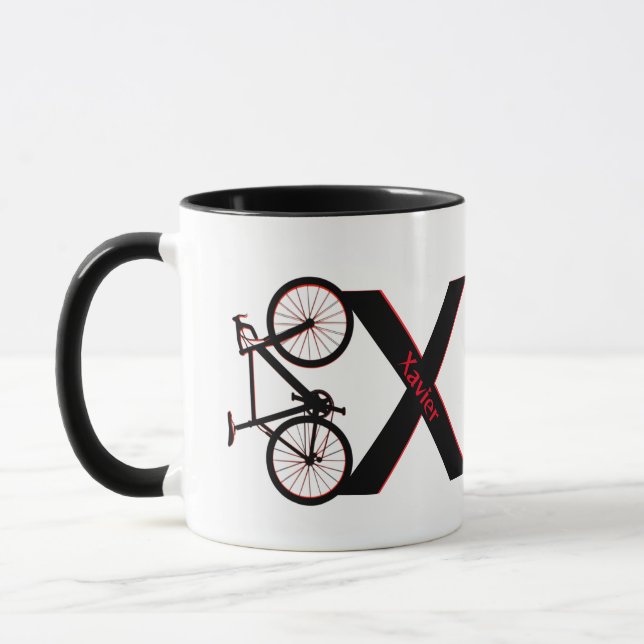 Caneca Bicicleta de montanha, descida, bicicleta (Esquerda)