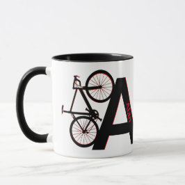 Caneca Bicicleta de montanha, descida, bicicleta