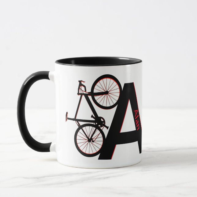 Caneca Bicicleta de montanha, descida, bicicleta (Esquerda)