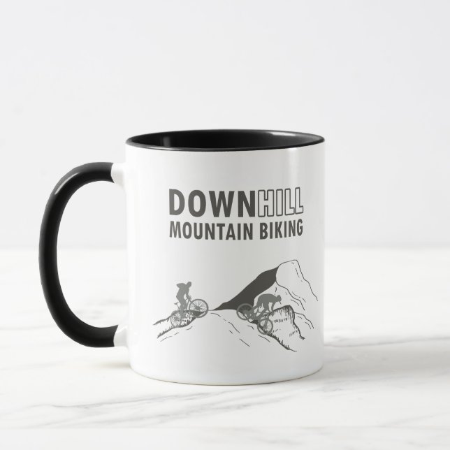 Caneca Bicicleta de Montanha Downhill (Esquerda)