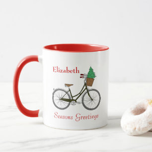 Caneca Bicicletas Festivas Personalizadas Sases Saudações