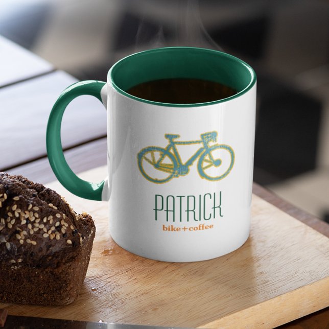 Caneca Bicicletas legal personalizadas (bike & coffee)