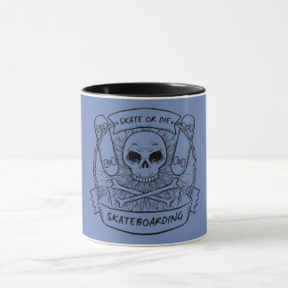Caneca Bicolor Skate or Die