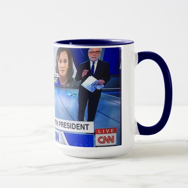 CANECA BIDEN/HARRIS WIN — CNN CHAMA A RAÇA (Direita)
