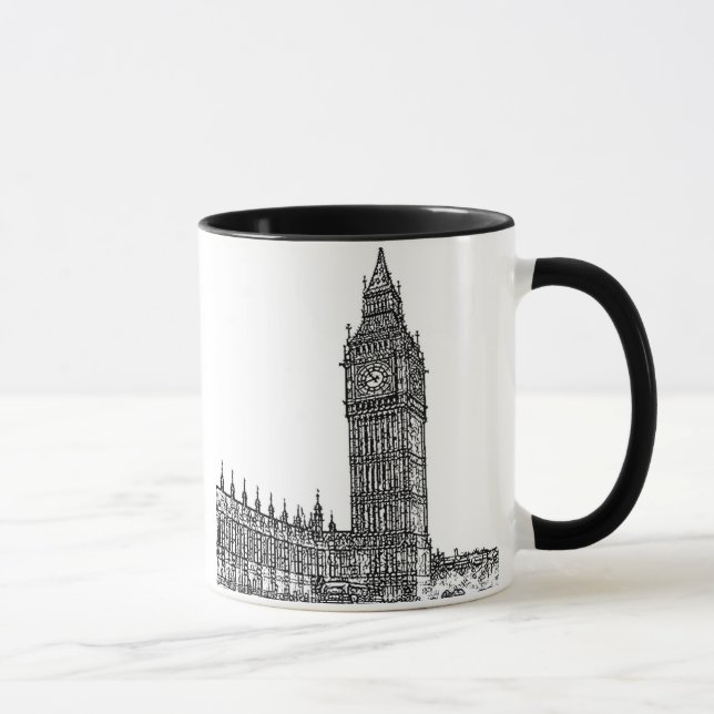 Caneca ~ Big Ben de Londres (Direita)