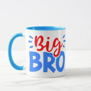Caneca BIG BRO em Vermelho e Azul