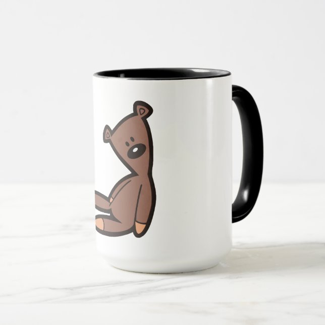 Caneca Big Brown Teddy Bear (Frente Esquerda)