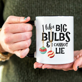 Caneca Big Bulbs Funny Christmas Holiday Stocking Stuffer