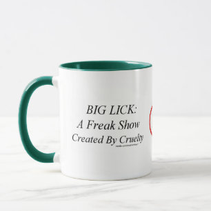 Caneca Big Lick: Um show de aberrações Criado pela crueld