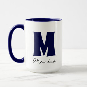 Caneca Big Mug Huge Mug Monograma de Nome Personaliza