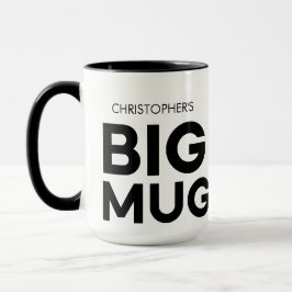 Caneca Big Mug | Mug Imenso | Jumbo Cup | Mug de nome per