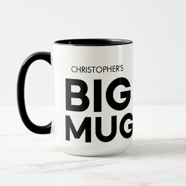 Caneca Big Mug | Mug Imenso | Jumbo Cup | Mug de nome per (Esquerda)