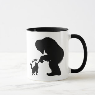 Caneca Bigfoot Brincalhão Gato de Cabelo Comprido Boop 