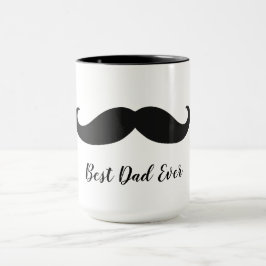 Caneca bigode preto