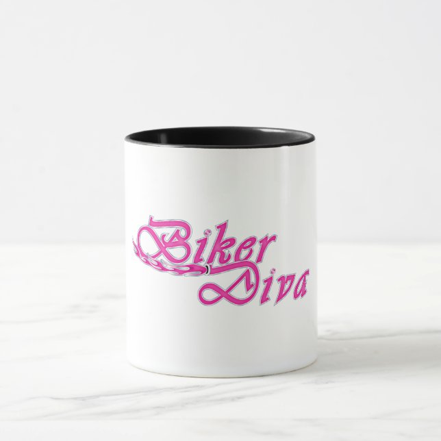 Caneca Biker Diva (Centro)