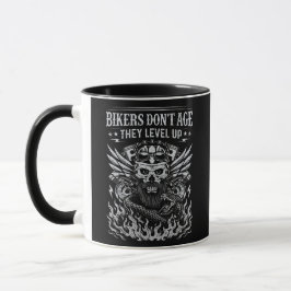 Caneca Bikers Don'T Age They Level Up, Mug