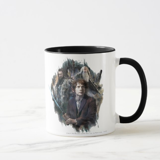 Caneca BILBO BAGGINS™, THORIN OAKENSHIELD™ E Gandalf (Direita)