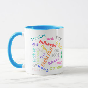 Caneca Bilhar com 2 tons