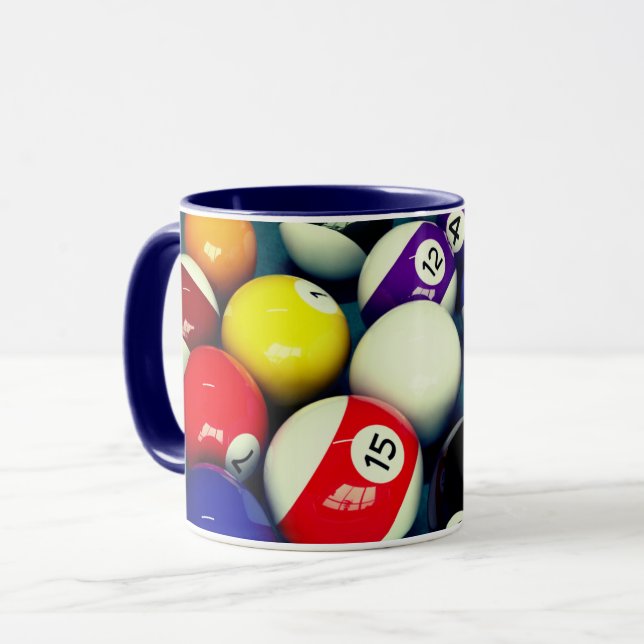Caneca Billiard Balls (Frente Esquerda)