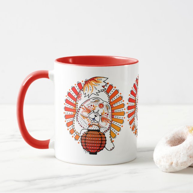 Caneca BINDI MI TANG - Chow - Year of the Dog cang (Com Donut)