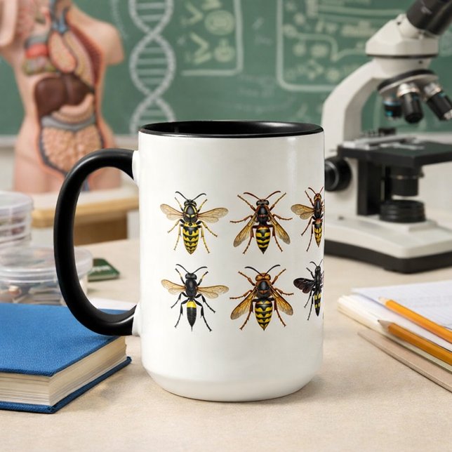 Caneca Biologia das Vespas Picadoras  (Criador carregado)