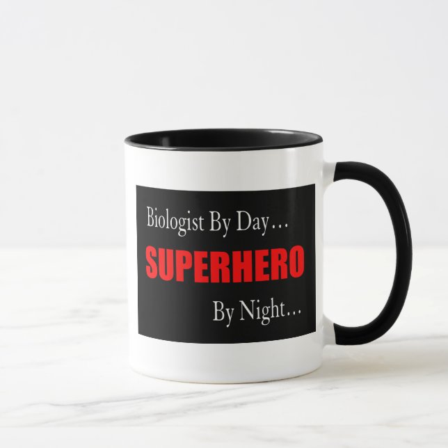 Caneca Biólogo do super-herói (Direita)