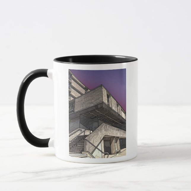 Caneca Bioquímica Brutalista em uma Mug (Esquerda)