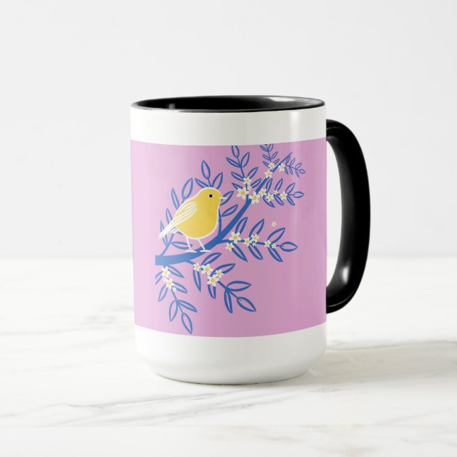 Caneca Bird Art Mugs (Frente Esquerda)