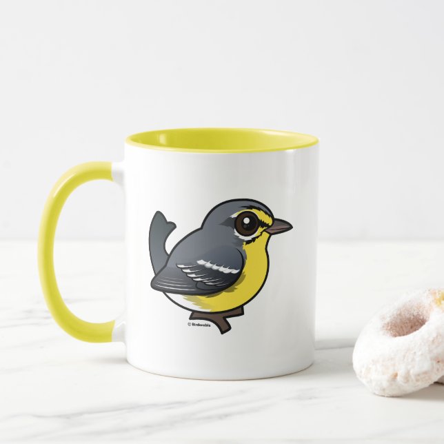 Caneca Birdorable Adelaide's Warbler (Com Donut)
