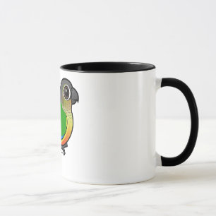 Caneca Birdorable Amarelo-tomou partido Conure