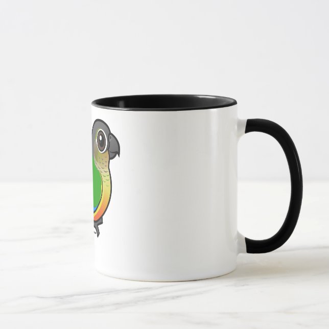 Caneca Birdorable Amarelo-tomou partido Conure (Direita)